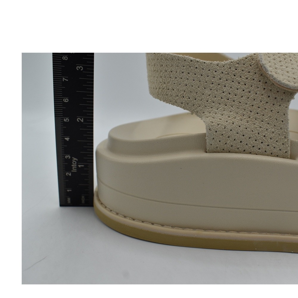Chaco Townes Midform Suede Sandal Womens 11 Khaki New Platform Shoes - Picture 11 of 12